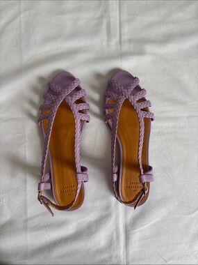 Braided Slingback Sandals - Les Souliers Sézane